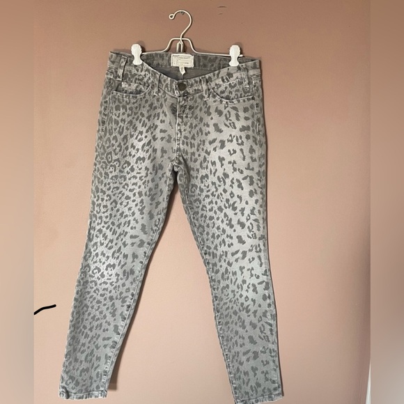 Current Elliot The Stiletto Leopard Print Jeans ♥️♥️♥️ - Picture 3 of 9